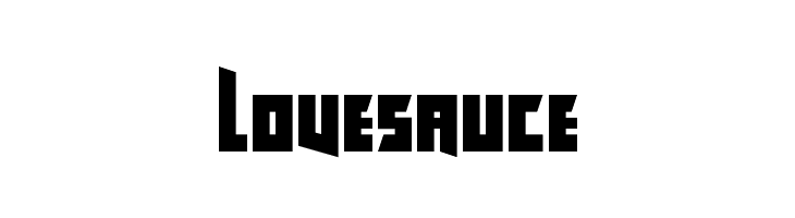Lovesauce  Frei Schriftart Herunterladen