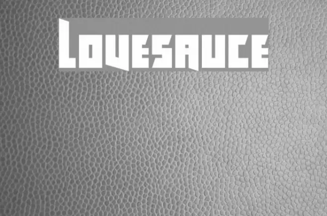 Lovesauce Font examples