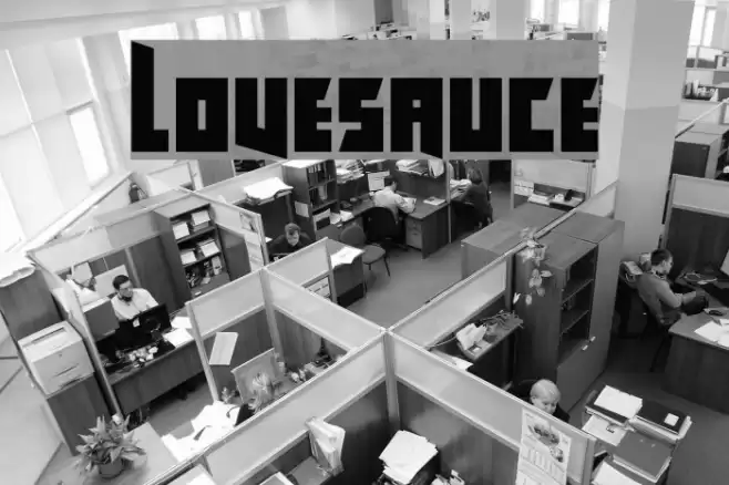 Lovesauce Font examples