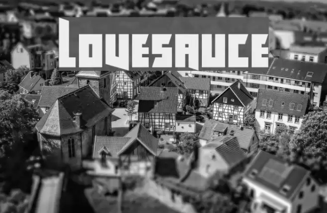 Lovesauce Font examples