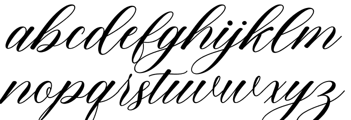 Lovescript Font LOWERCASE
