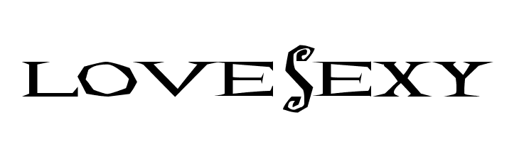 Lovesexy  免费字体下载