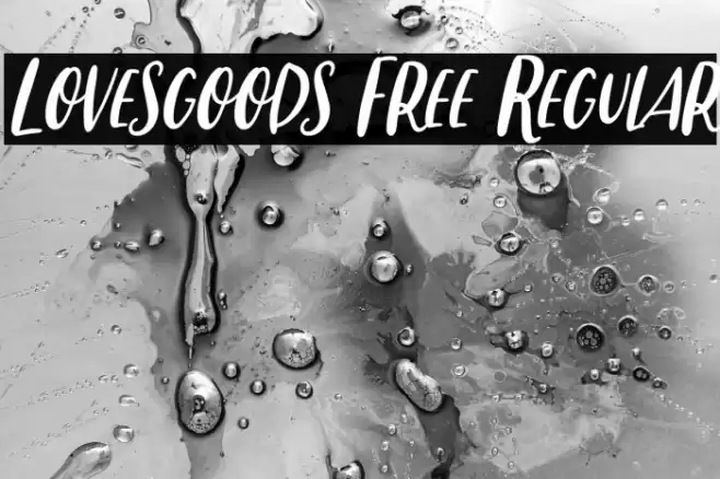Lovesgoods Free Regular Font examples