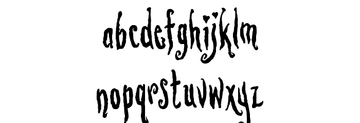 Lovesick AOE Font LOWERCASE