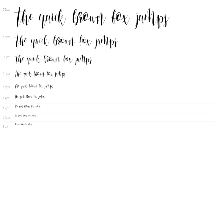 Lovesick Definition Font Waterfall