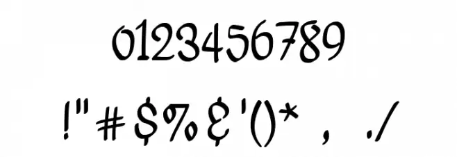 Lovestreet Script Signature Font OTHER CHARS