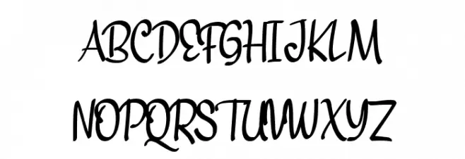 Lovestreet Script Signature フォント 大文字