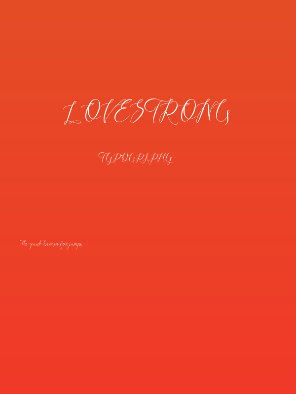 Lovestrong Poster