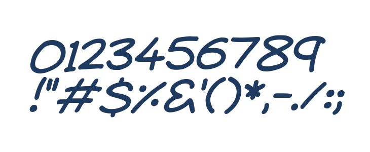 Lovey Doveys Italic Other Characters