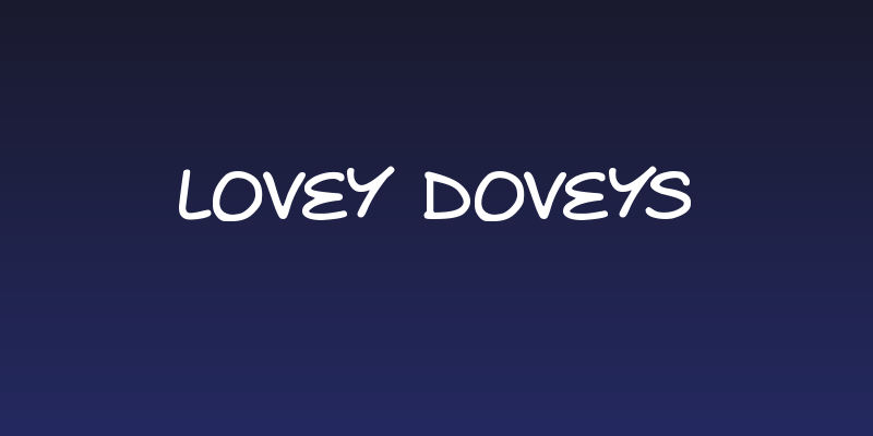 Lovey Doveys Social Header