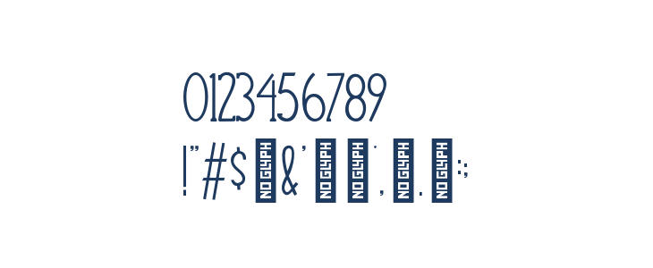 LoveyDovey-Regular Other Characters