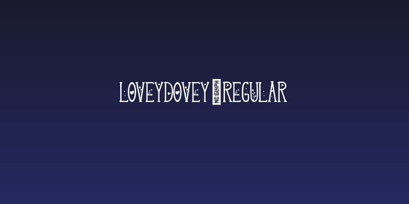LoveyDovey-Regular Social Header