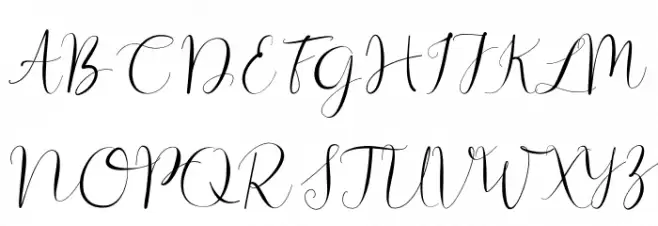 Lovia Schriftart Groß