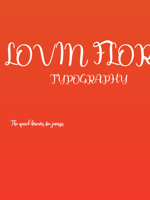 Lovin Florist Poster