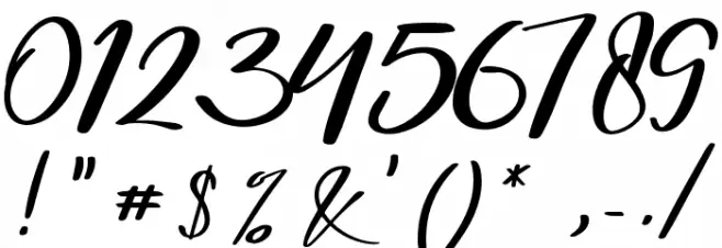 Lovin Summer Font OTHER CHARS