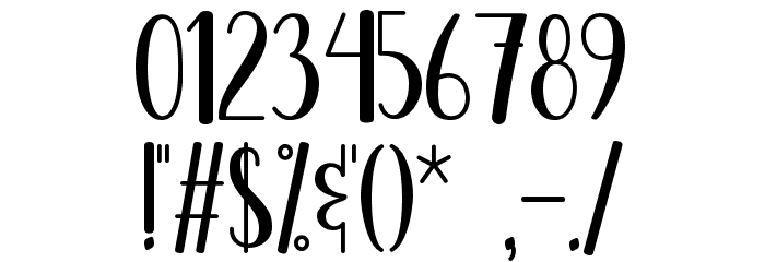 Lovin Yourself - Personal Use Font OTHER CHARS
