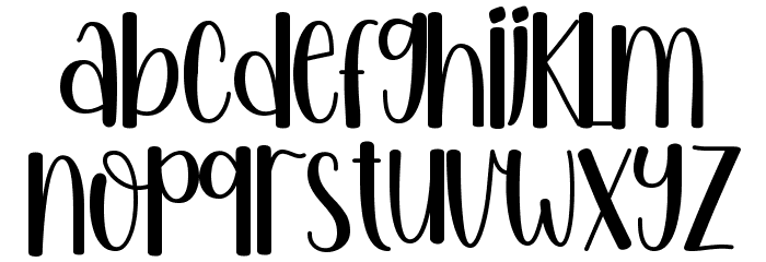 Lovin Yourself - Personal Use Font LOWERCASE