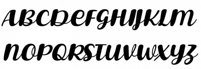 Lovina October Five Italic Fonte MAIÚSCULAS