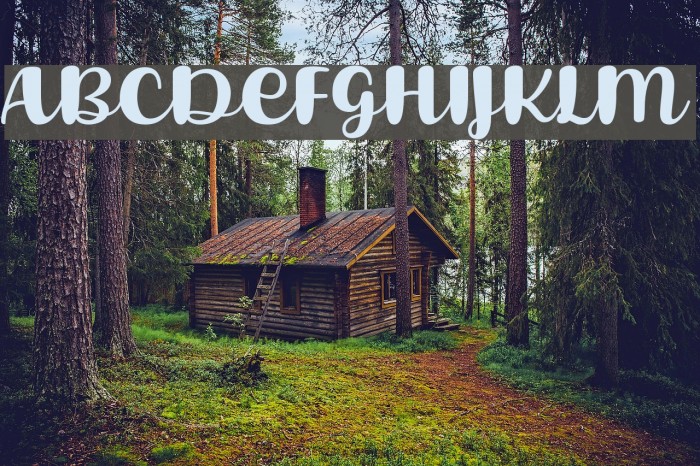 Lovina October Five Font examples
