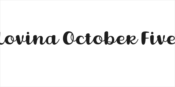 Lovina October Five Logo