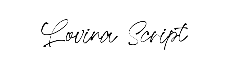 Lovina Script  नि: शुल्क फ़ॉन्ट्स डाउनलोड
