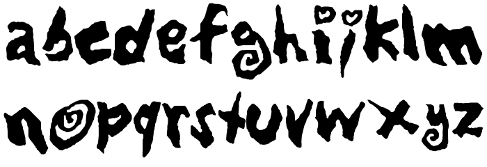 Loving Babes Font LOWERCASE