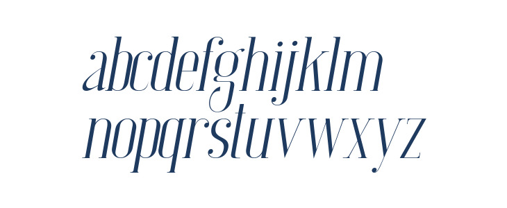 Loving Change Demo Italic Lowercase