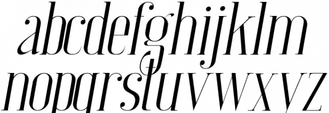 Loving Change Demo Italic フォント 小文字