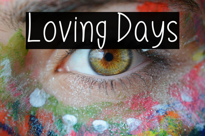 Loving Days Example 1