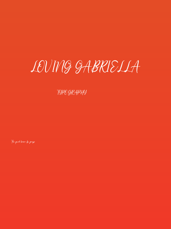 Loving Gabriella Poster