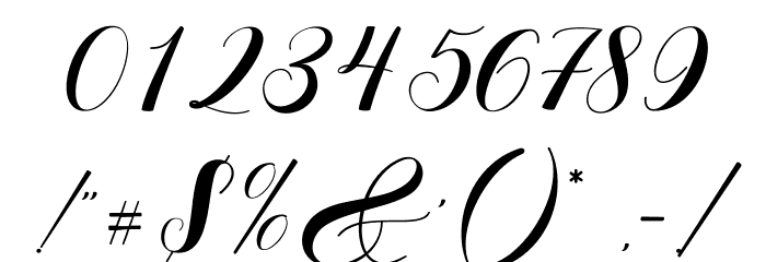 Loving Hearty Regular Font OTHER CHARS
