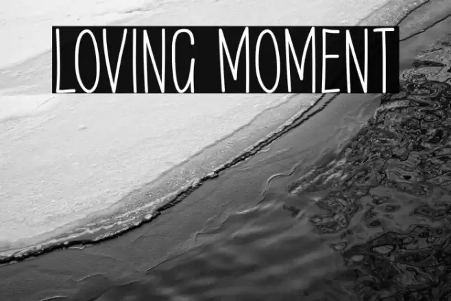 Loving Moment Caratteri examples