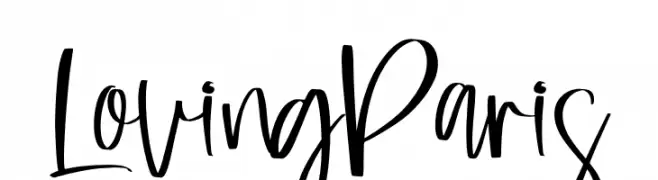 Loving Paris  Frei Schriftart Herunterladen