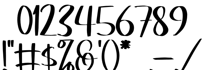 Loving Paris Font OTHER CHARS