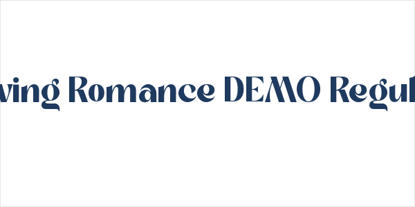 Loving Romance DEMO Regular Logo