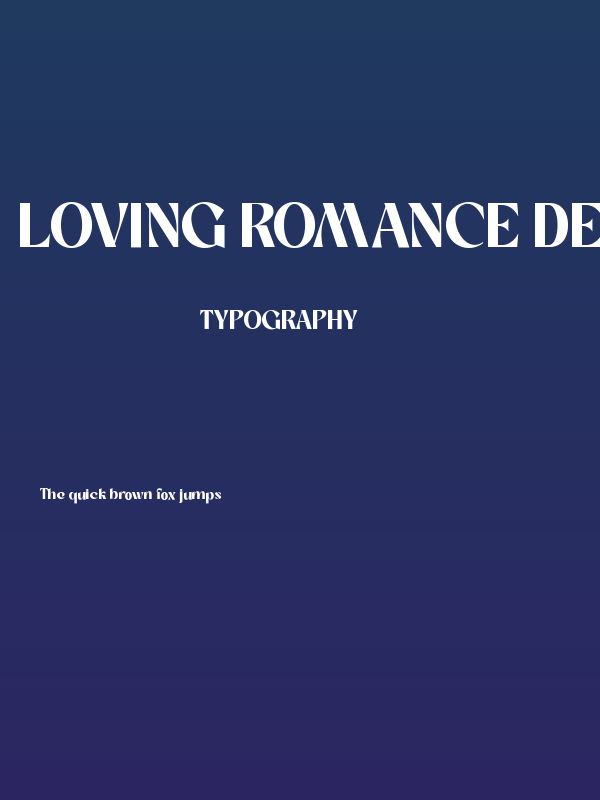 Loving Romance DEMO Regular Poster