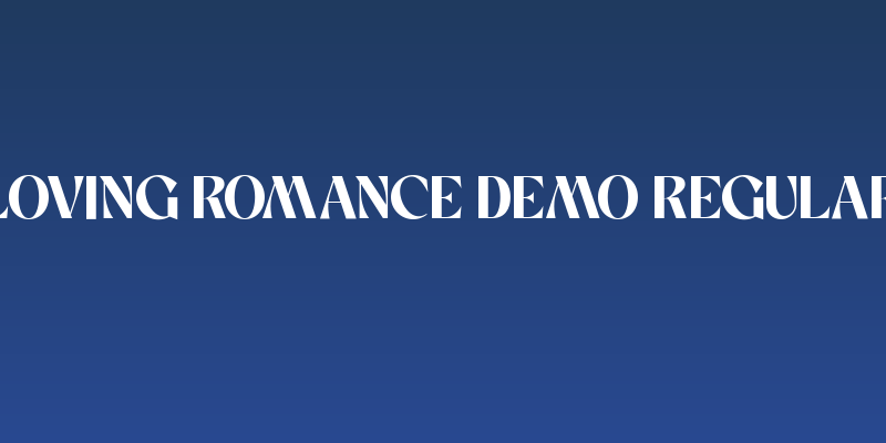 Loving Romance DEMO Regular Social Header