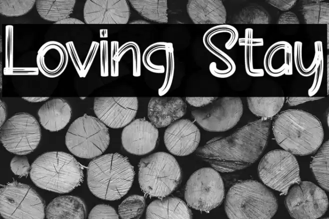 Loving Stay Font examples