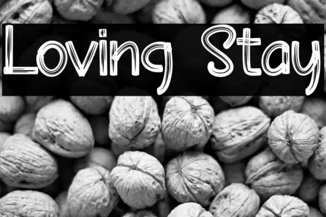Loving Stay Font examples