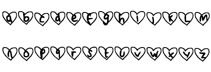 Loving you is another story. Font LOWERCASE