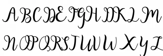 Loving Font Litere mari