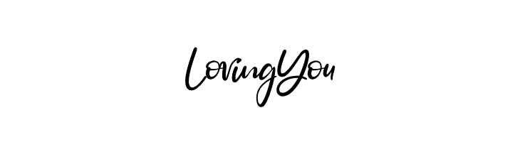 LovingYou  font caratteri gratis