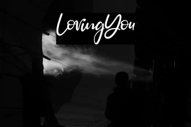 LovingYou Font examples