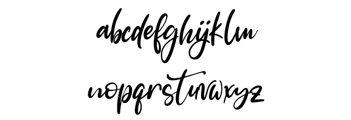 LovingYou Font LOWERCASE