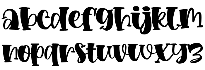 Lovingkitten-Regular Font LOWERCASE