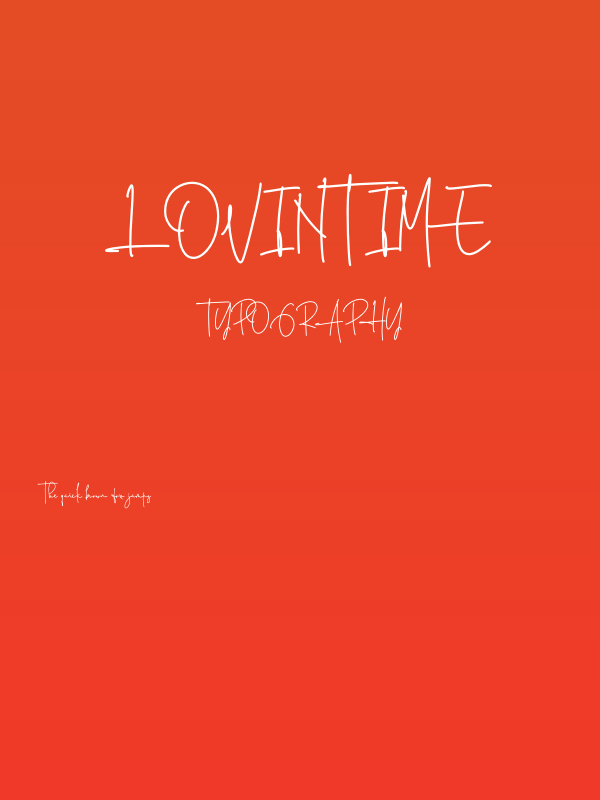 Lovintime Poster
