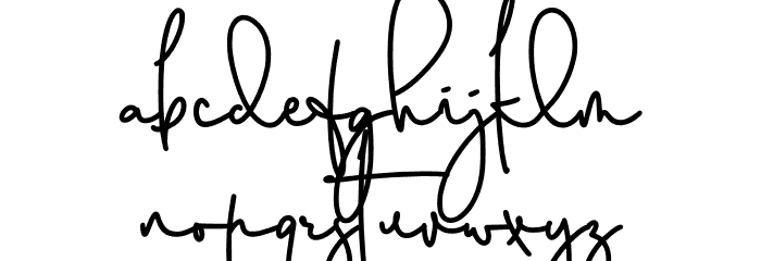 Lovintime Font LOWERCASE