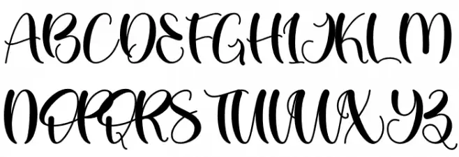 Lovitha - Personal Use Font Litere mari