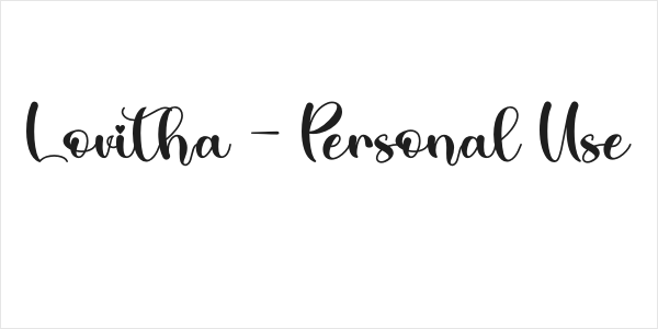 Lovitha - Personal Use Logo
