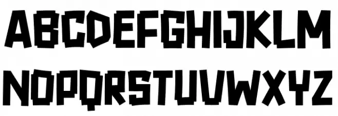 Low Batt Schriftart Groß